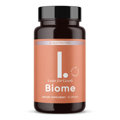 Lean for Good Biome bottle with 60 vegetarian capsules