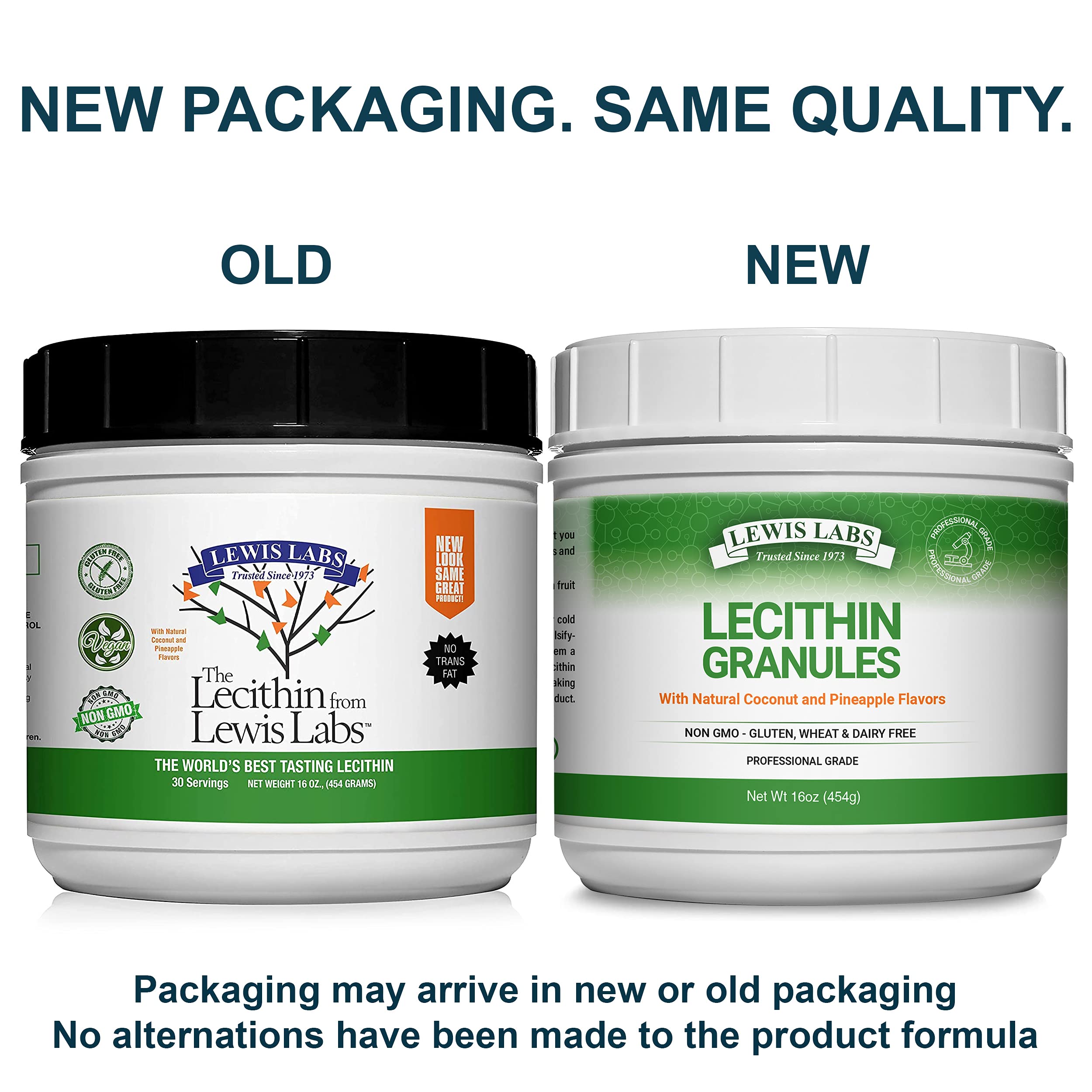 Natural Soy Lecithin Powder 16 oz container