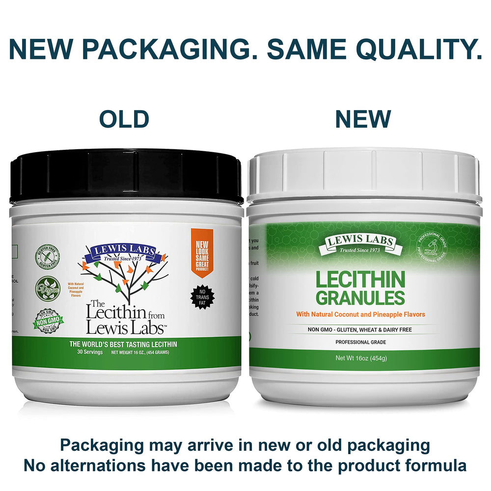 Natural Soy Lecithin Powder 16 oz container