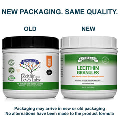 Natural Soy Lecithin Powder 16 oz container