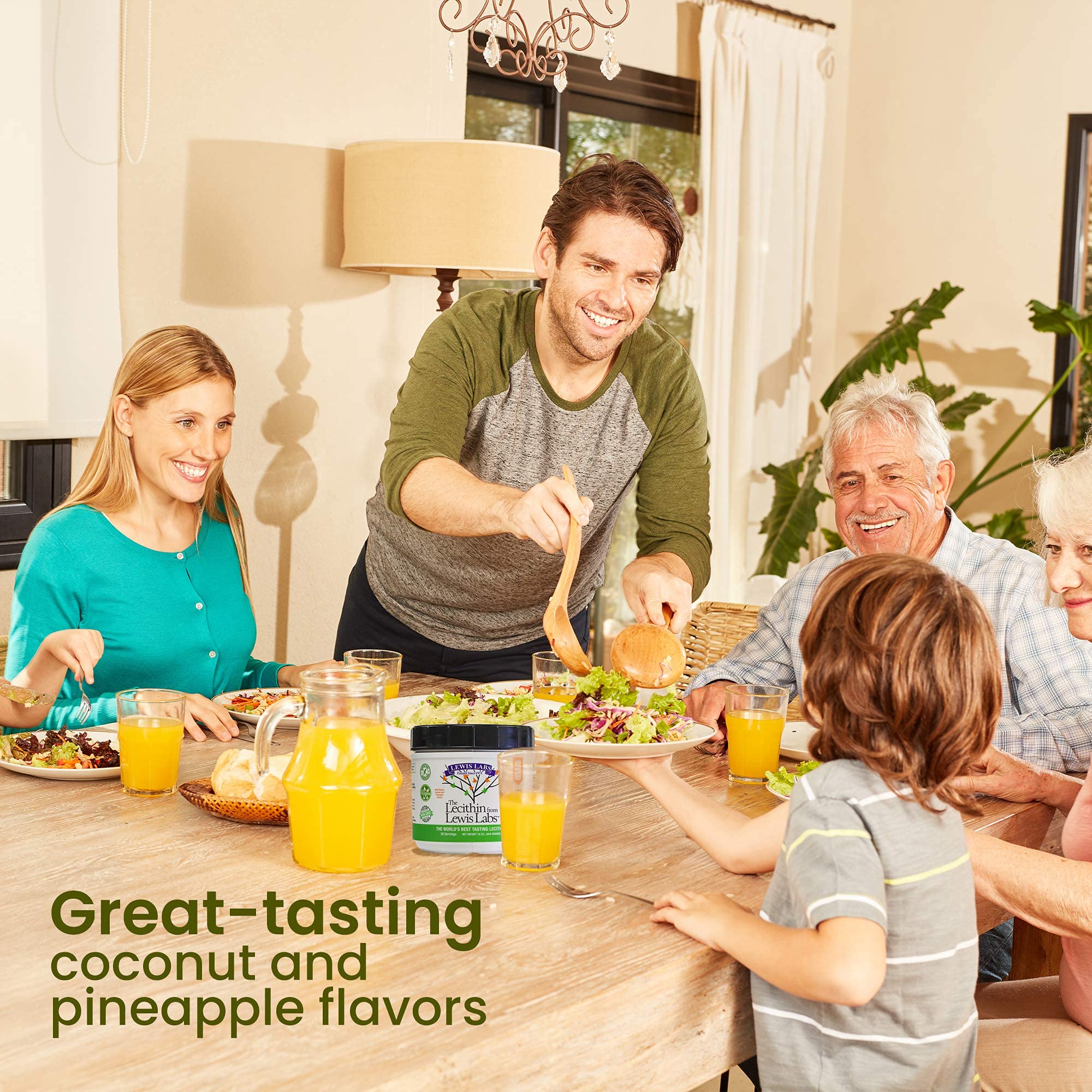 Brain health concept featuring lecithin