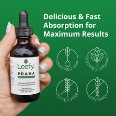 USA-made PRANA product produced in a GMP-certified facility