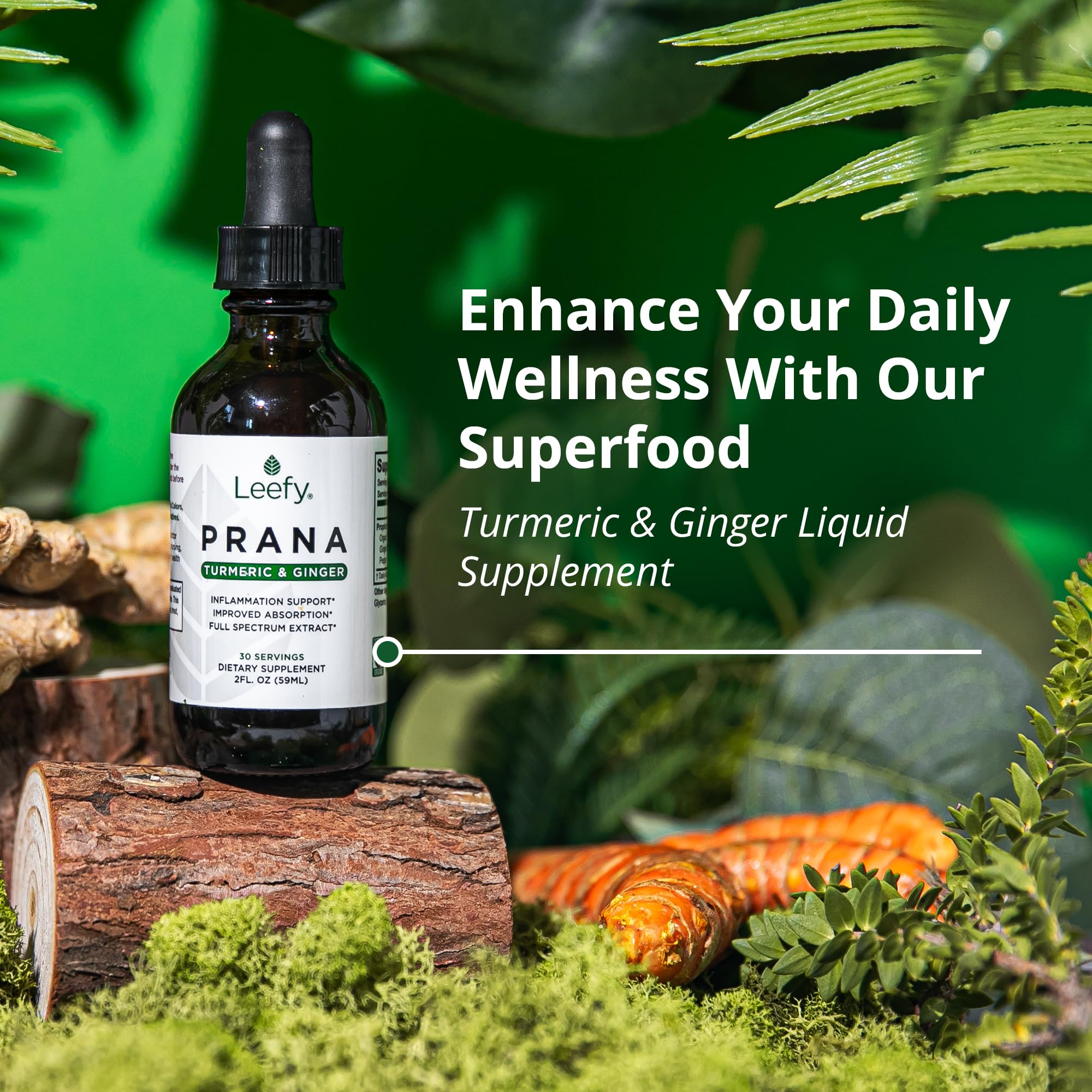 Close-up of PRANA liquid showing its honey-like color in a dropper