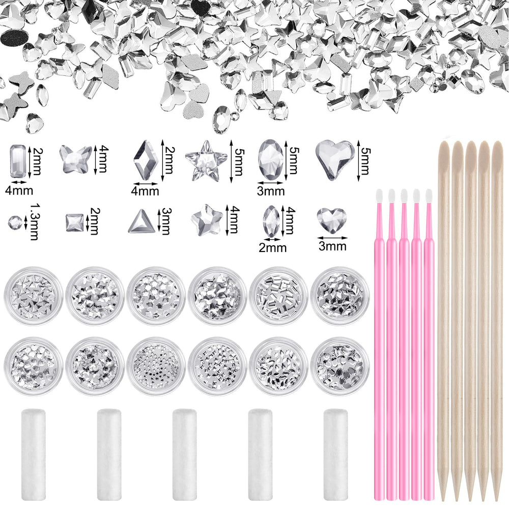 5 pink disposable micro applicator brushes and 5 wooden sticks
