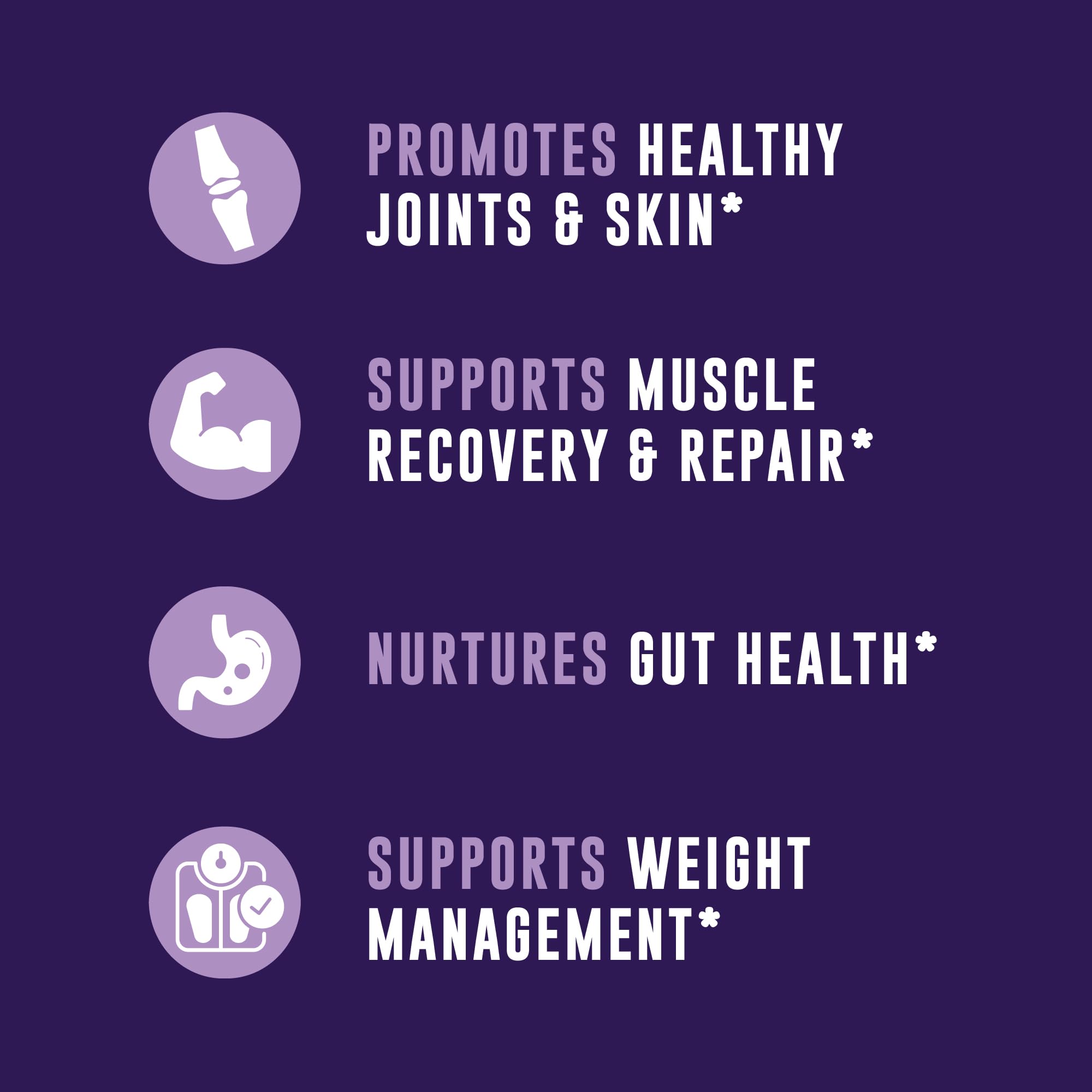 Unflavoured grass fed collagen bone broth powder jar