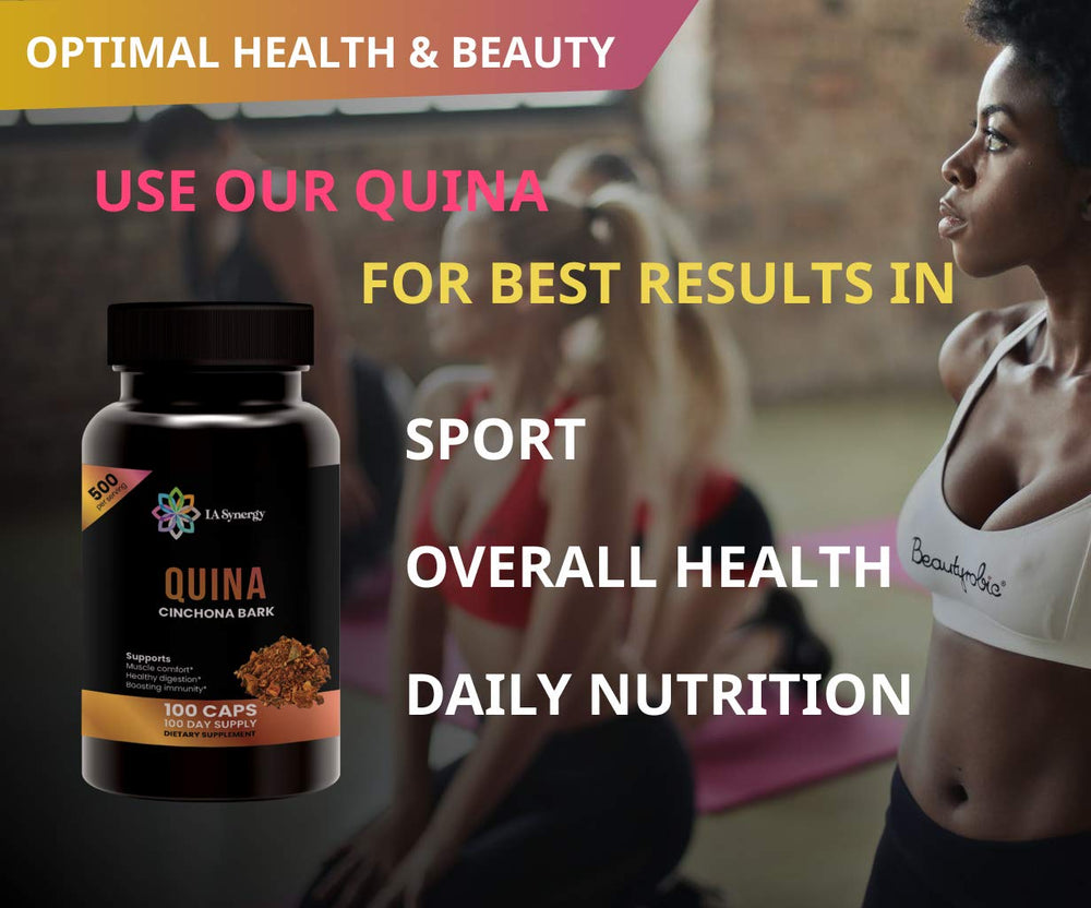 Leg cramp relief capsules showing 100-day supply