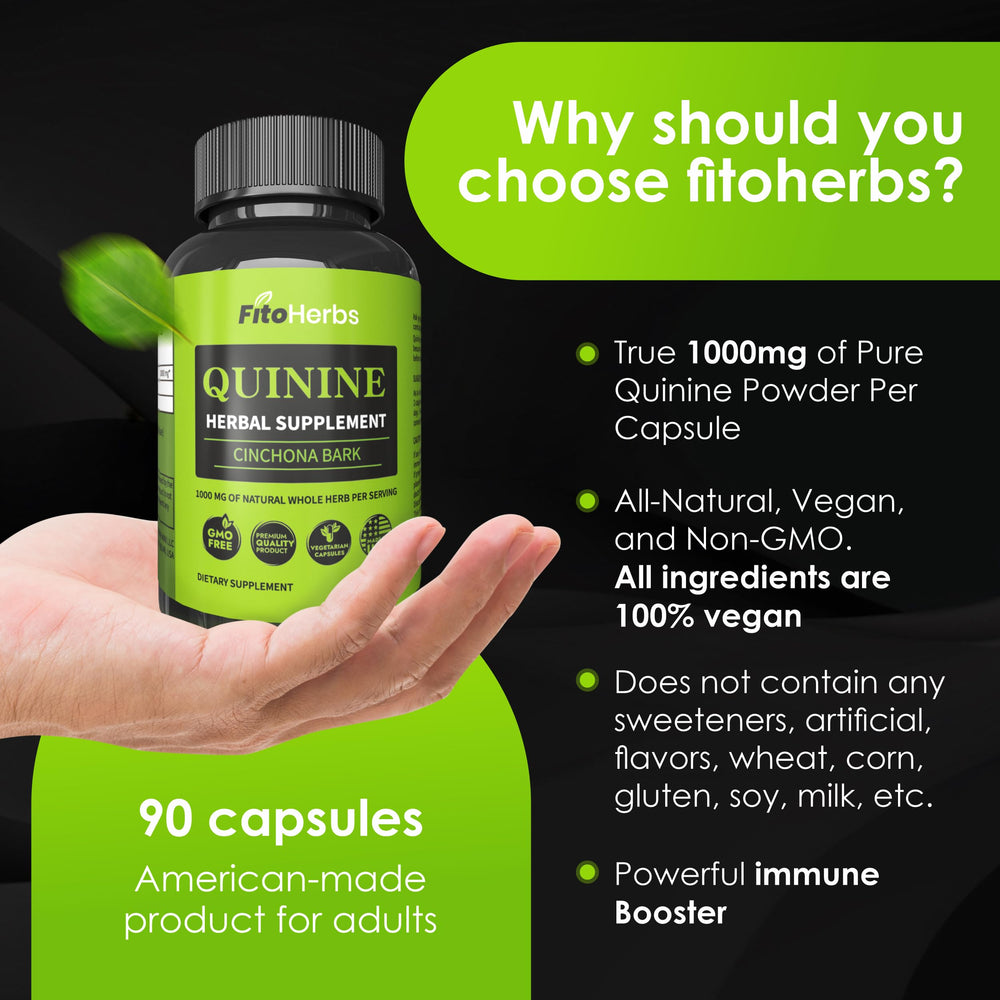 Close-up of leg cramps relief with quinine supplement