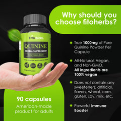 Close-up of leg cramps relief with quinine supplement