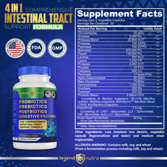 Nutrition label highlighting Non-GMO and Made in USA attributes