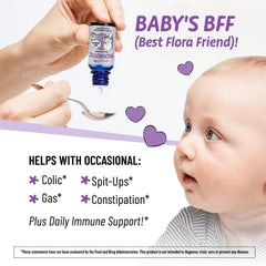 Legendairy Milk Baby Probiotic Drops Organic packaging and bottle