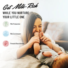 Moringa, alfalfa, nettle, and goat’s rue used for lactation support