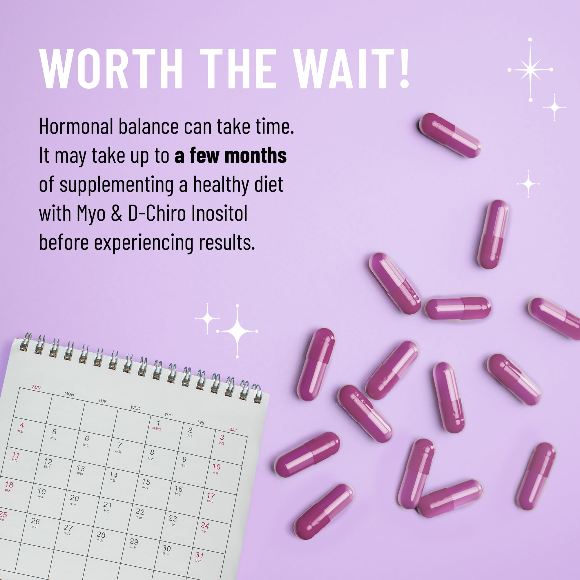 Inositol for women's fertility and PCOS support