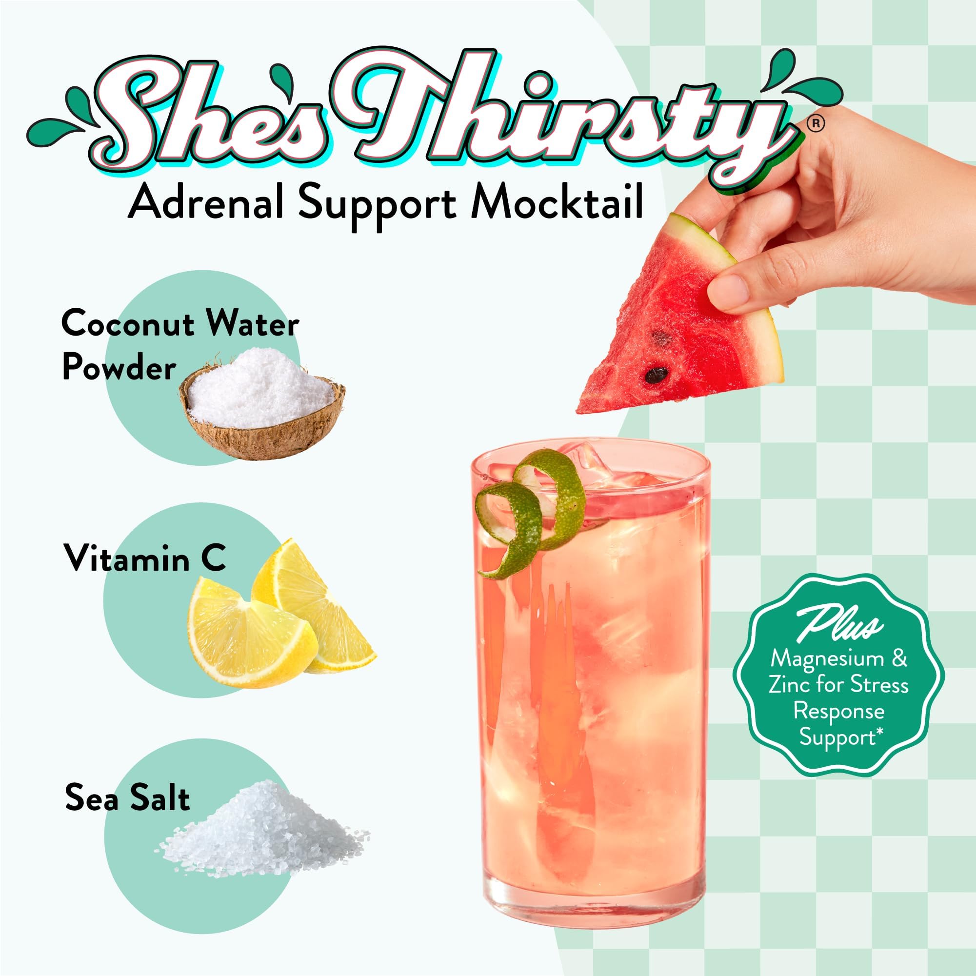 Coconut water electrolyte blend with potassium and minerals