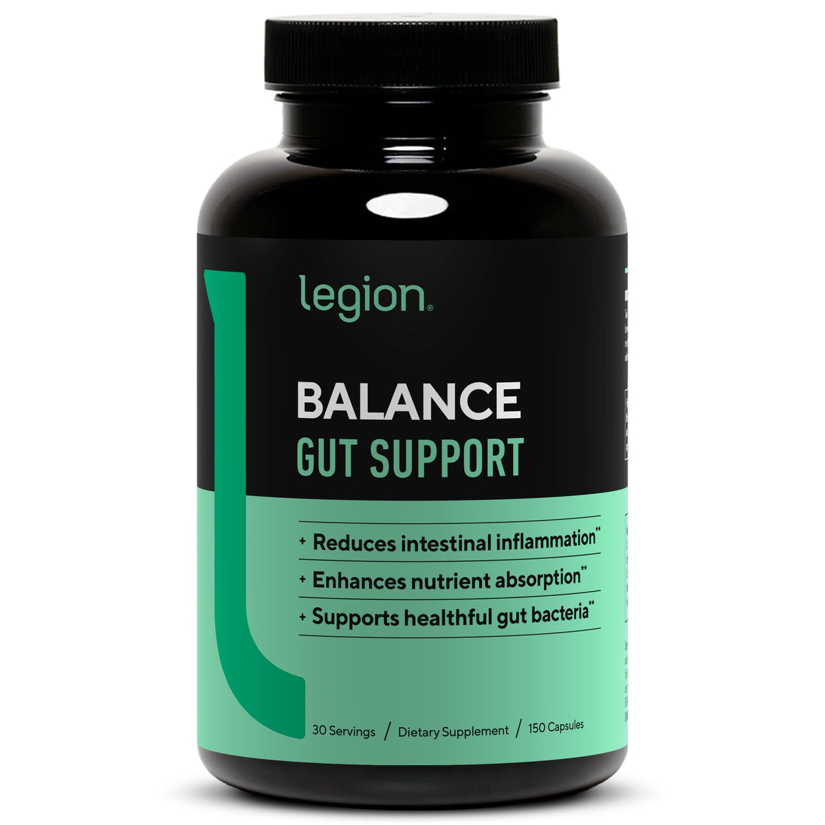 LEGION Balance Gut Support Supplements bottle