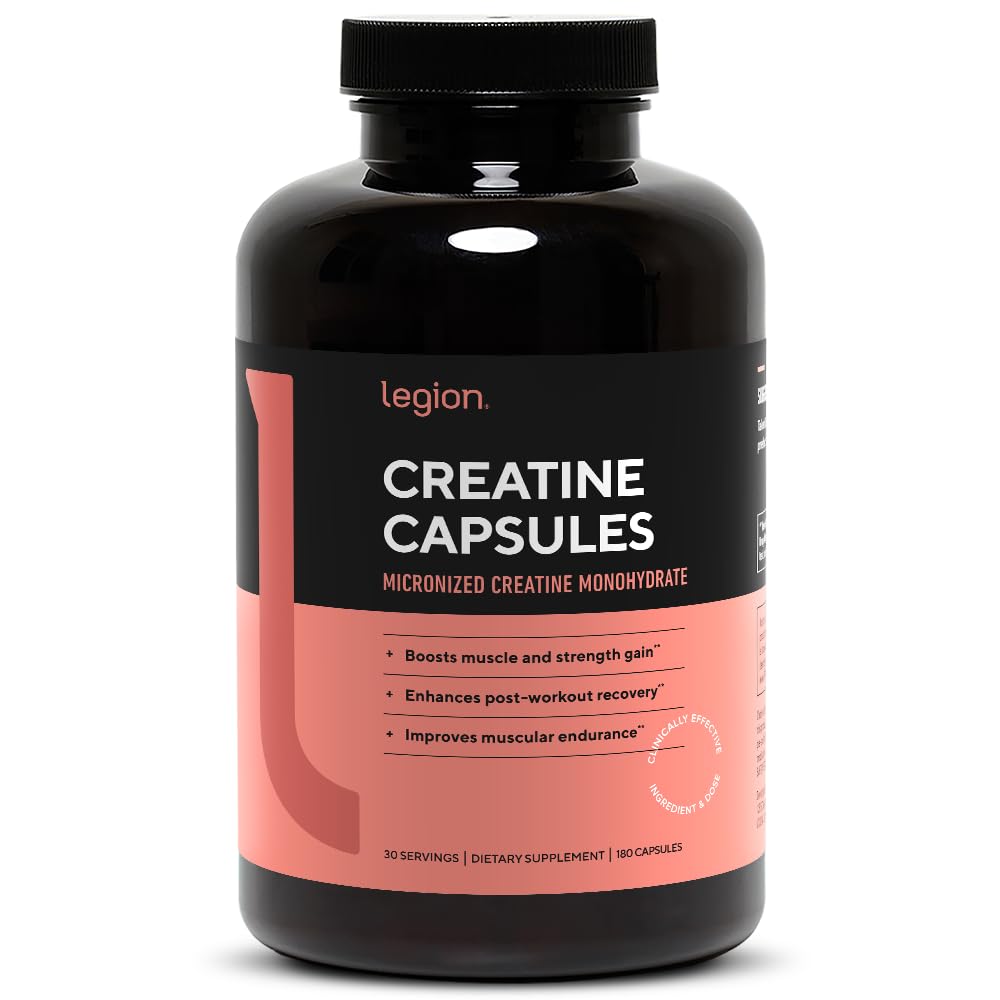 Legion Micronized Creatine Monohydrate bottle front