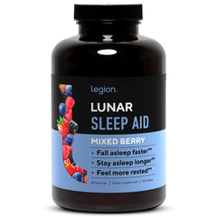Legion Lunar Sleep Aid chewables bottle label