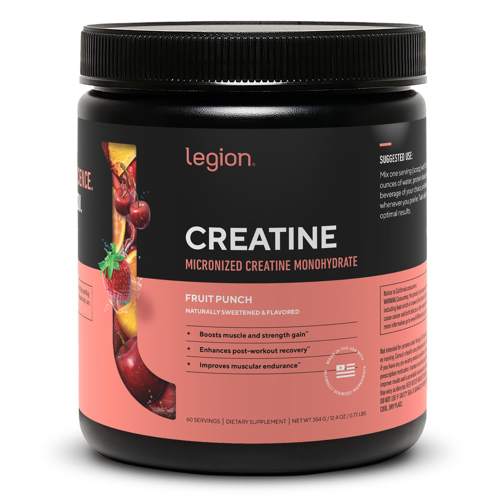 LEGION Micronized Creatine Monohydrate Fruit Punch hero image