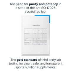ISO 17025 laboratory accreditation badge for third-party testing