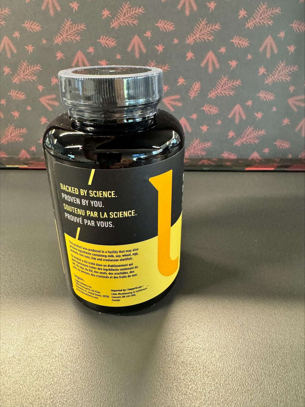 Purity and potency testing documentation for magnesium supplement