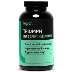 Legion Triumph Men’s Sport Vitamin bottle – front view