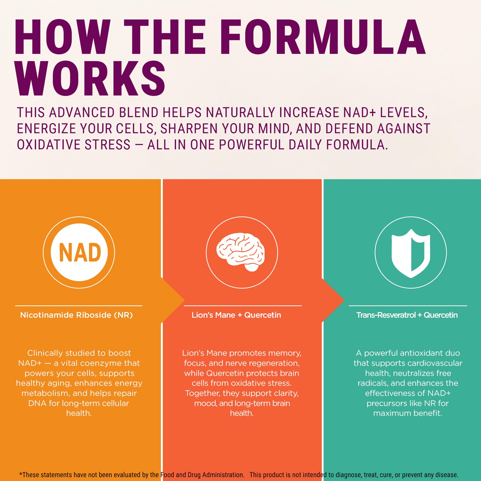 Overview of NAD+ support benefits and lifestyle imagery