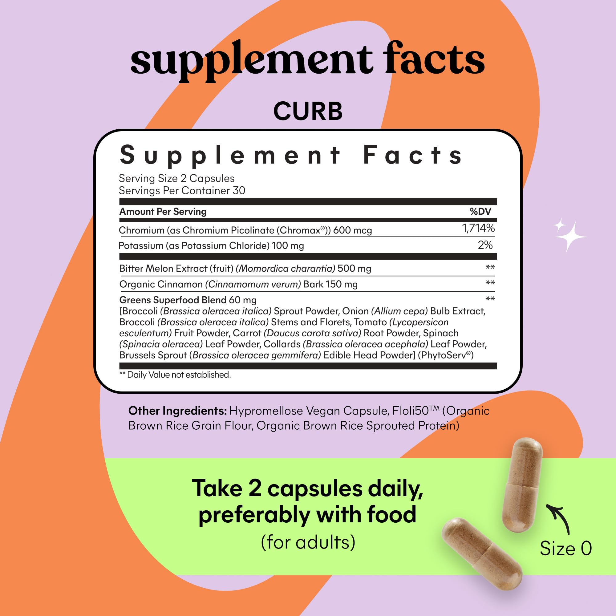 Bitter melon and Ceylon cinnamon ingredients illustration