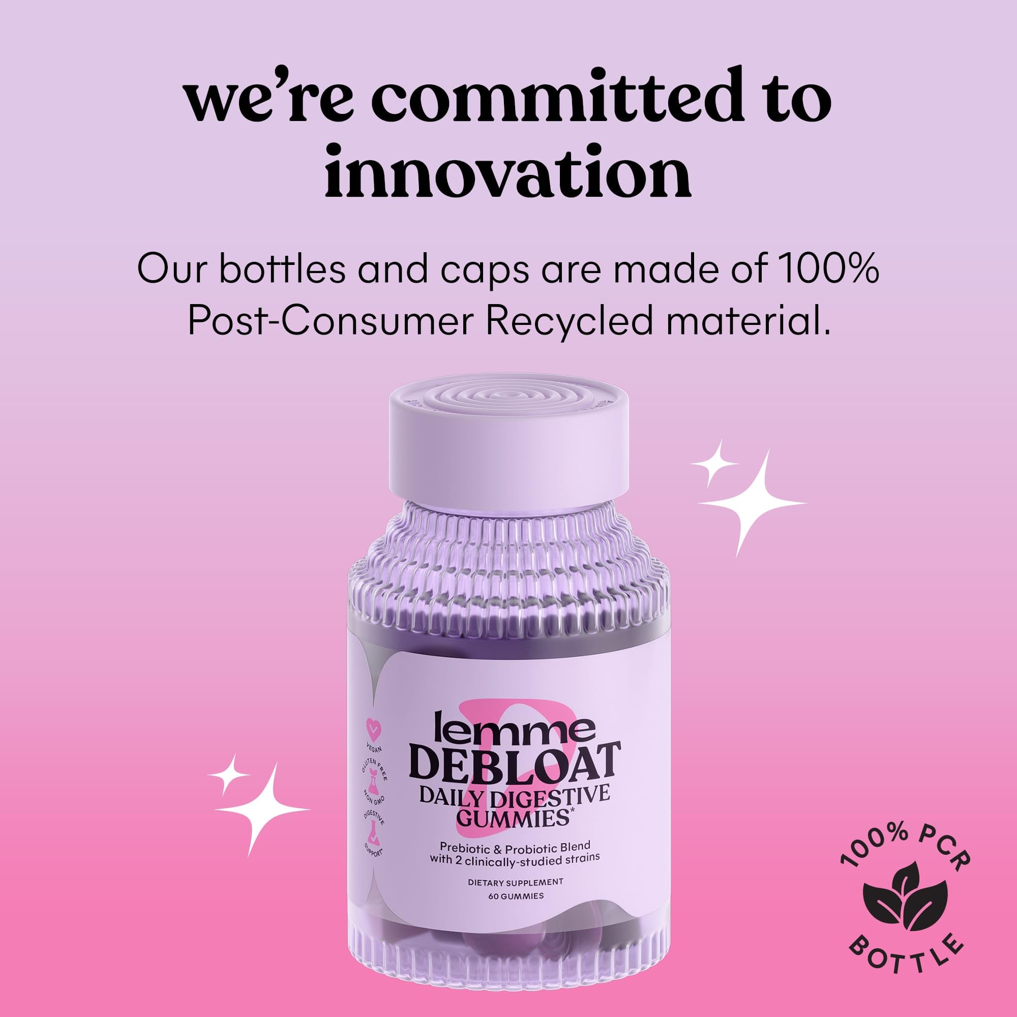 Lemme Debloat box with bottle in a kitchen setting for everyday wellness.