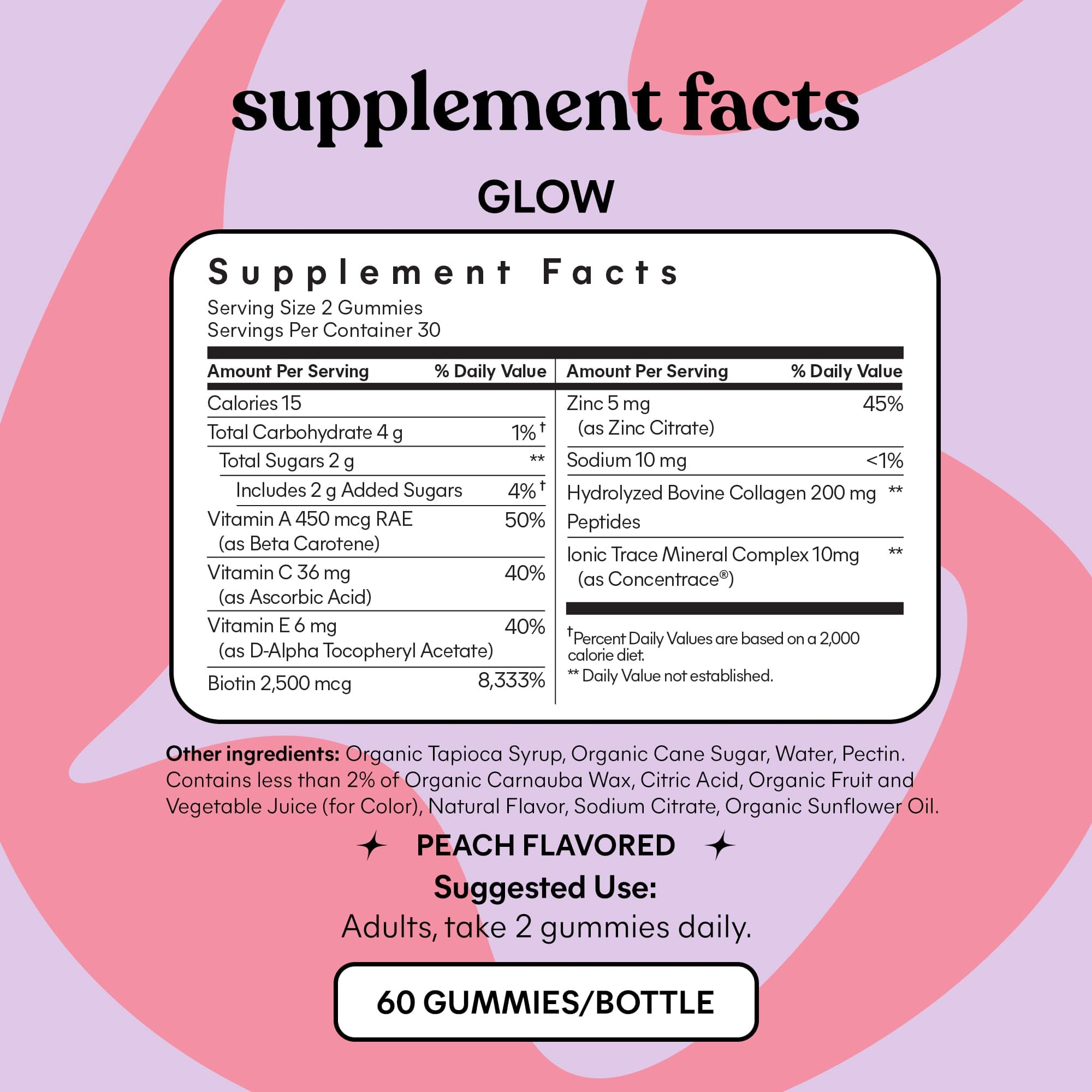 Lemme Glow packaging shows gluten-free and non-GMO properties.