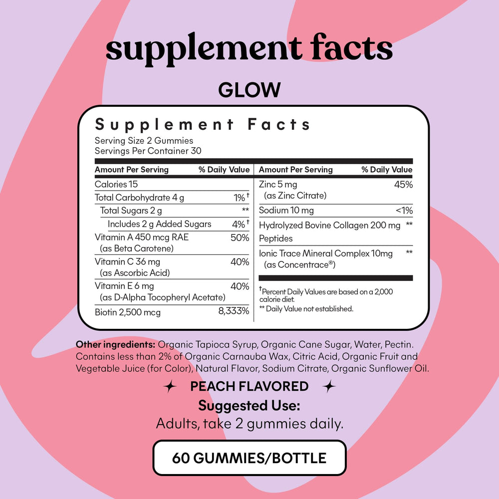 Lemme Glow packaging shows gluten-free and non-GMO properties.