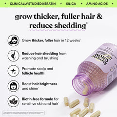 Close-up of Lemme Grow Hair capsules