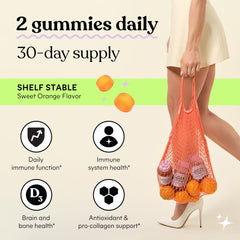 Astragalus and Ginger root ingredients in the gummies