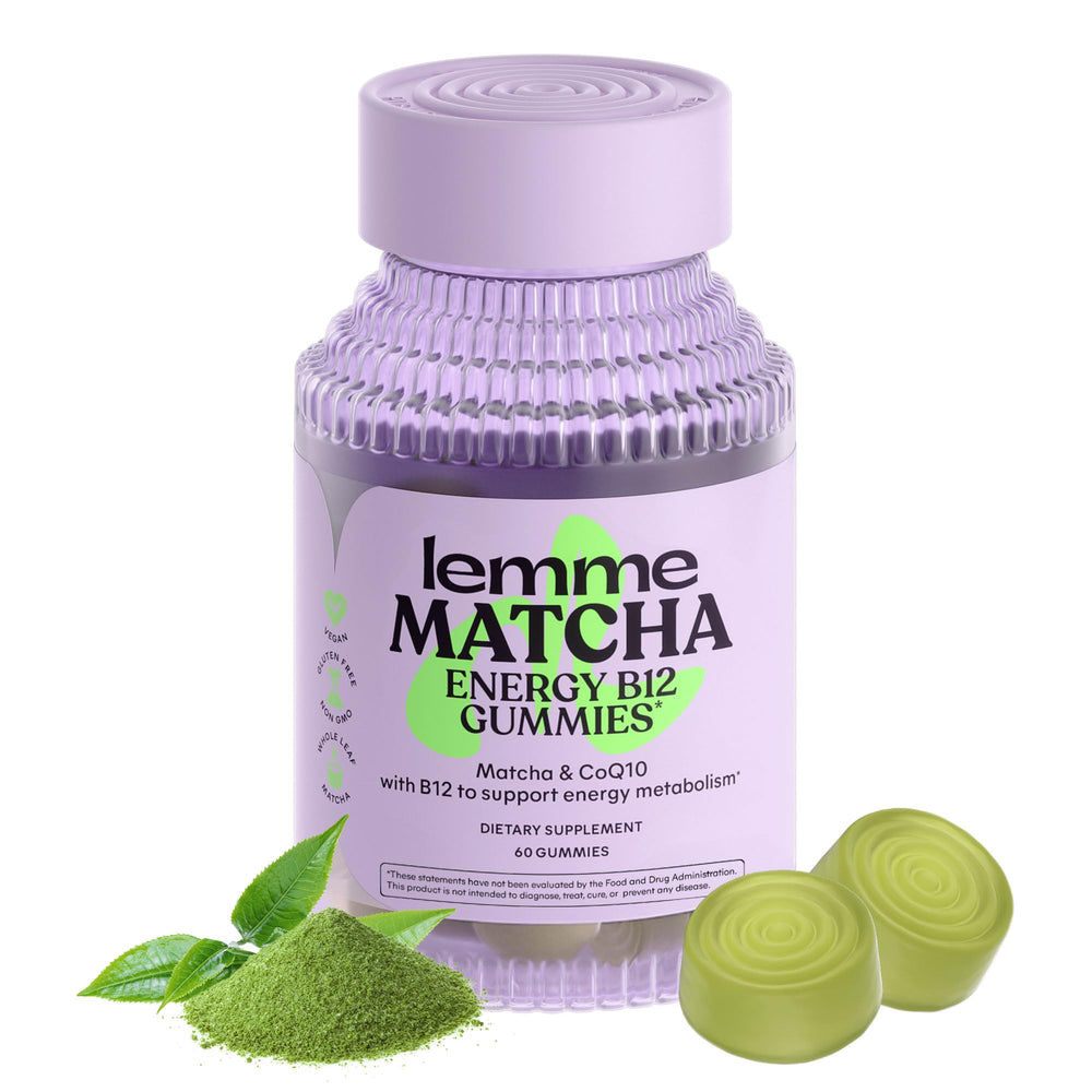 Lemme Matcha Energy Gummies bottle