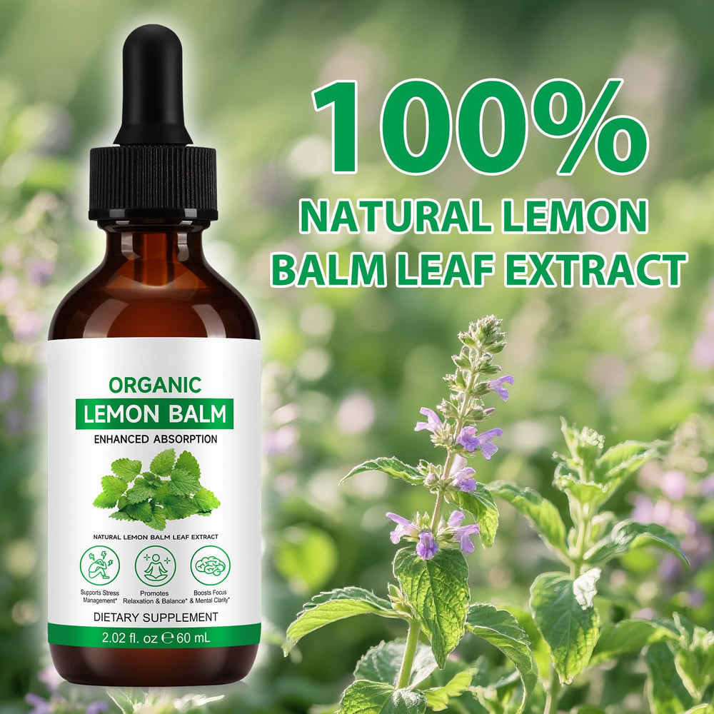 Men and women using lemon balm tincture for relaxation
