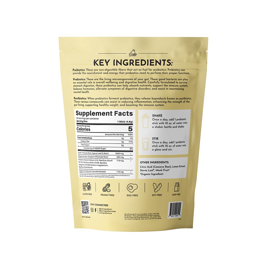 Close-up of lemon and ginger flavor profile in the drink mix