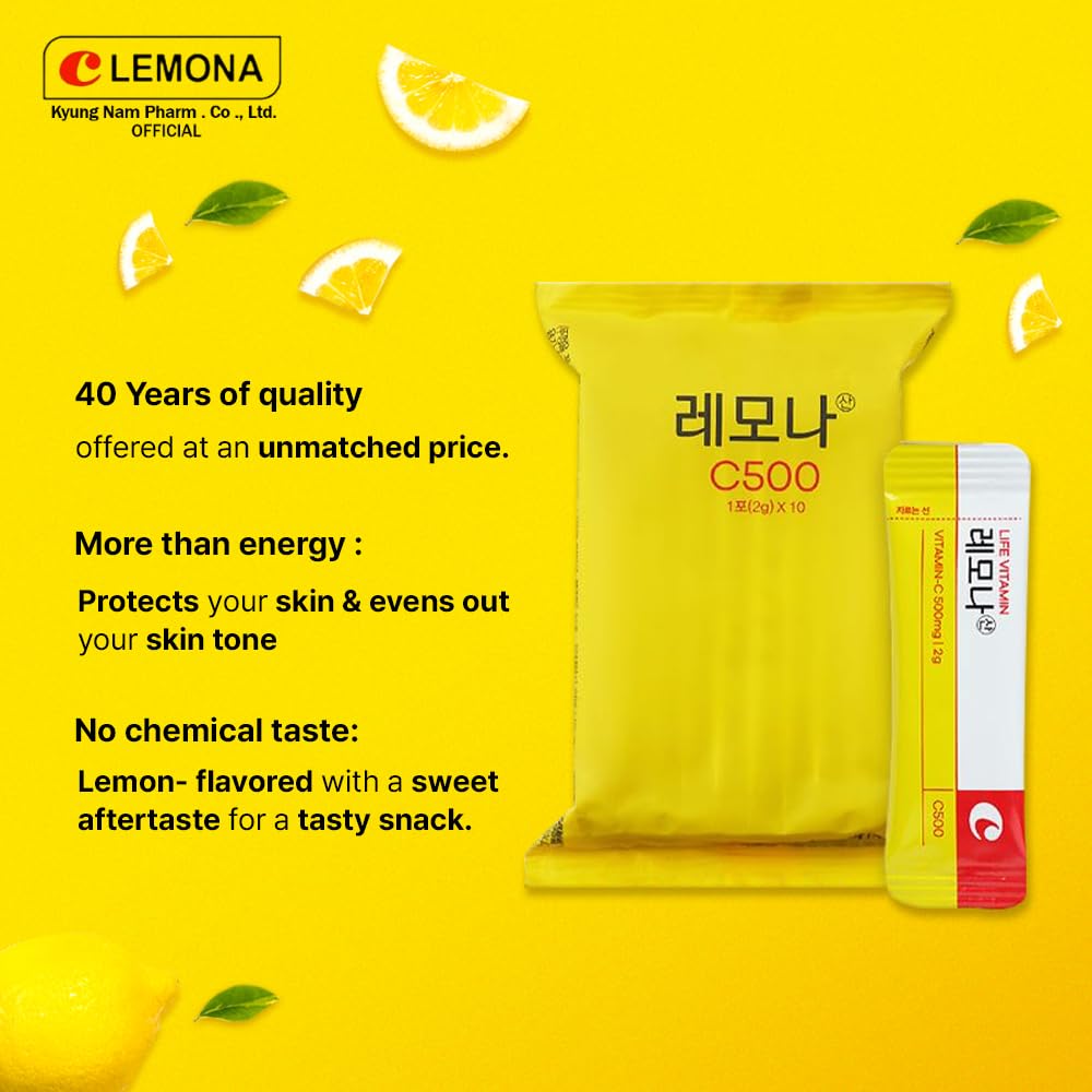 Daily immune support with Vitamin C from LEMONA