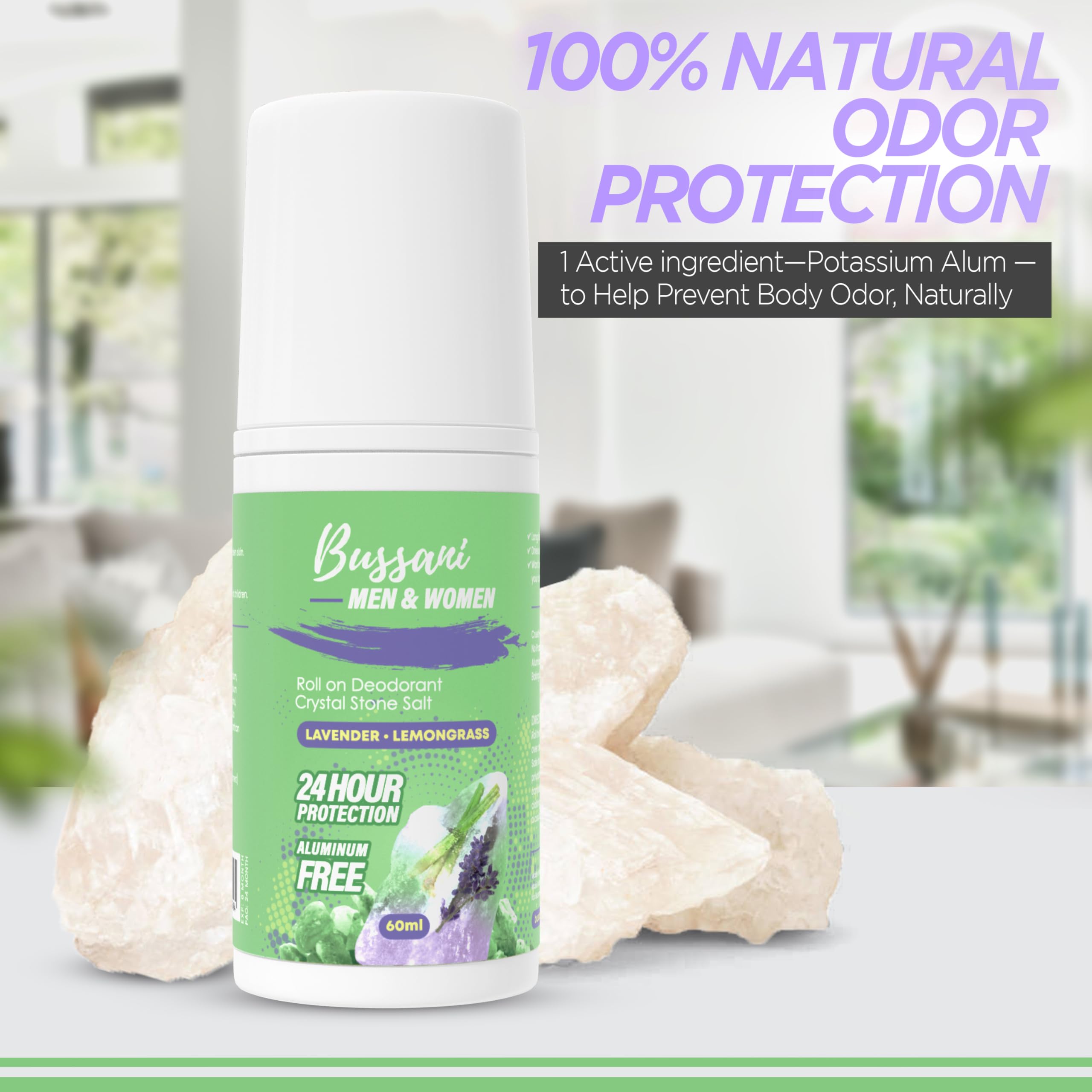 Lemongrass Deodorant packaging