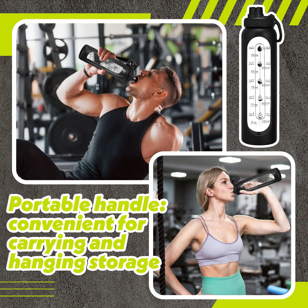 Leak-proof shaker bottle lid with loop handle for LemonRoad