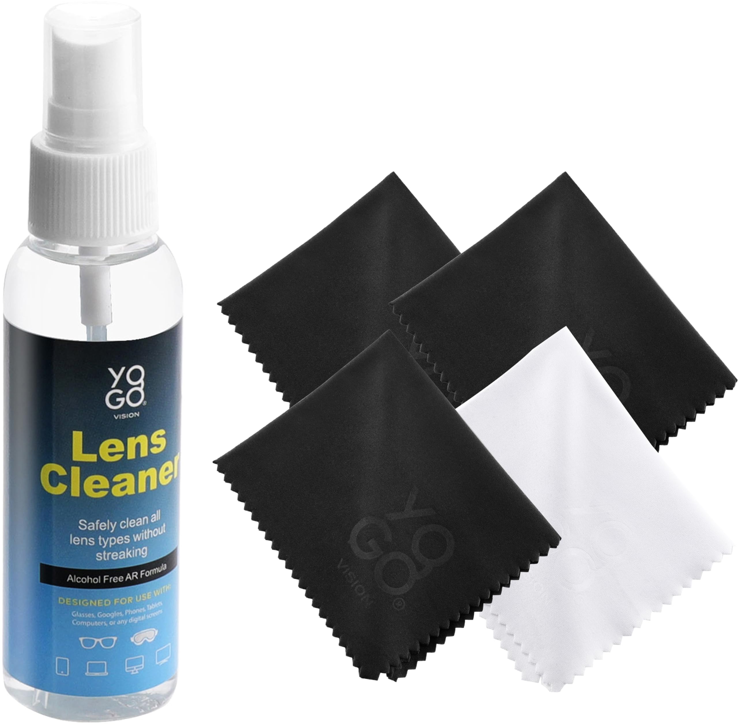 Two-ounce lens cleaner spray bottle