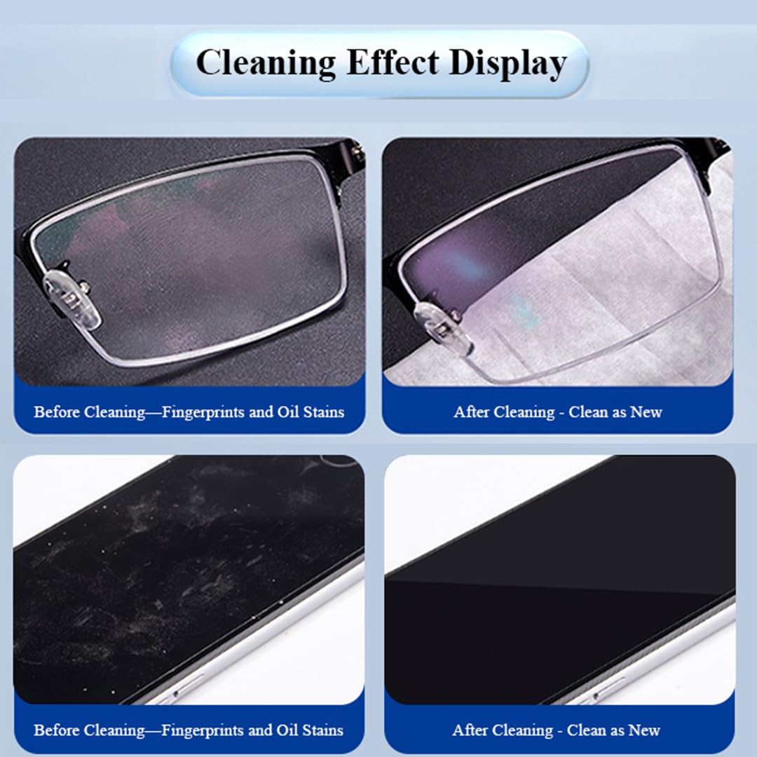Pocket-friendly pocket pack of lens wipes
