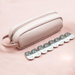 Case holds up to 60 daily lenses with two spacious compartments