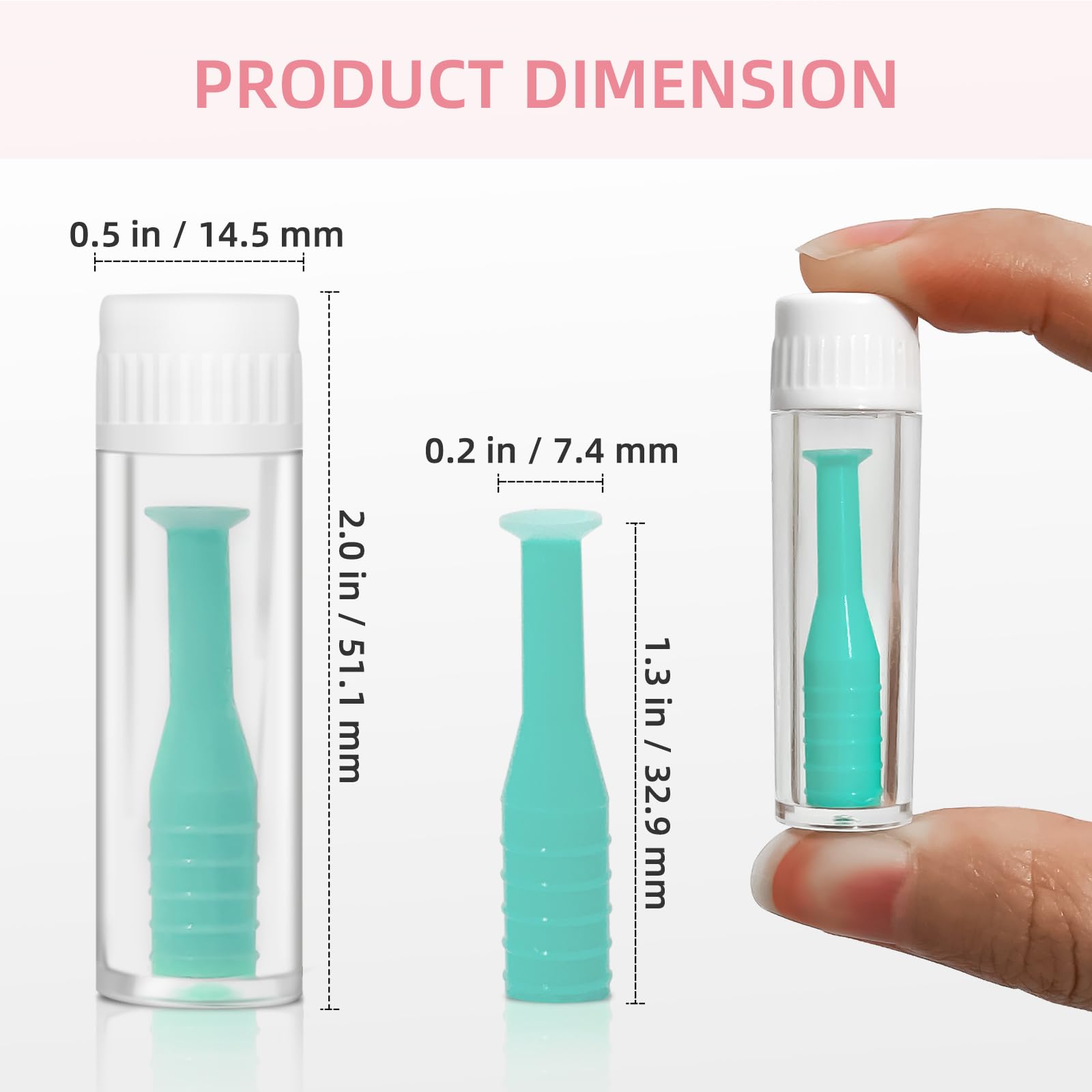 Compatible with soft lenses and RGP lenses