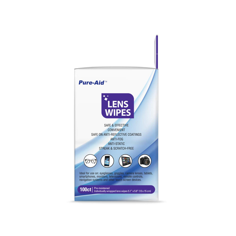 Anti-fog and anti-static formula on label