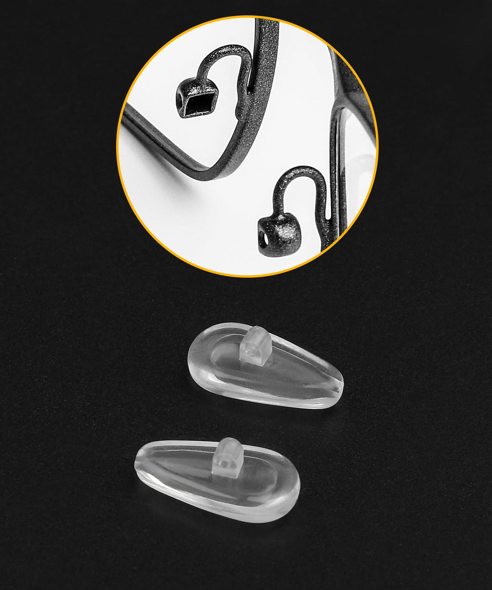 Anti-slip clear silicone nose pads with screws for Oakley