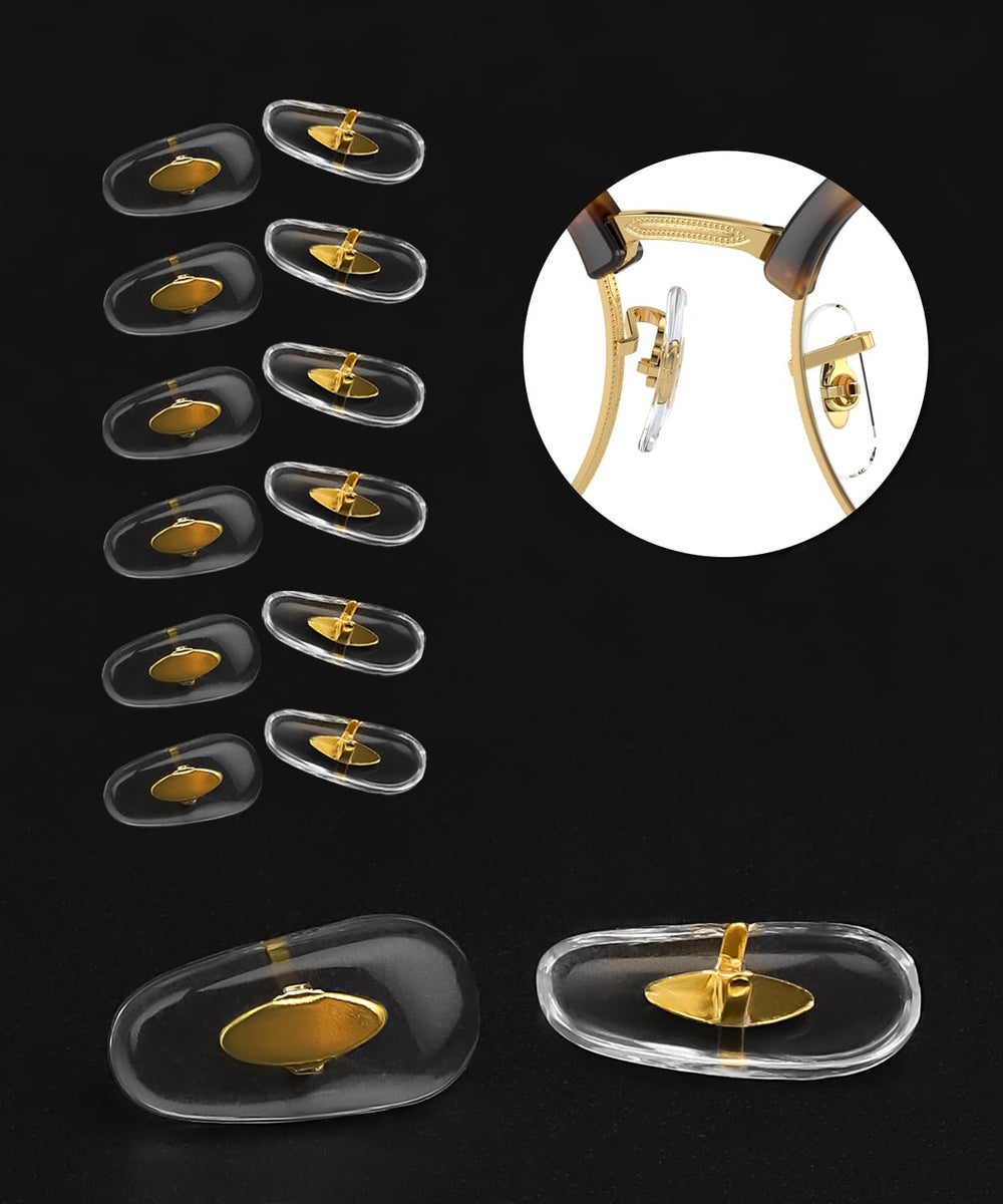 LenzProse 6-pack nose pads for Ray-Ban Aviator RB3025 RB3362