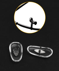 Nose pads compatible with Ray-Ban RB3445, RB3030, RB3211 and other frames.