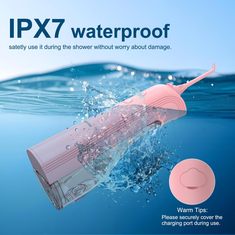 Water jet stream from Leominor pink flosser