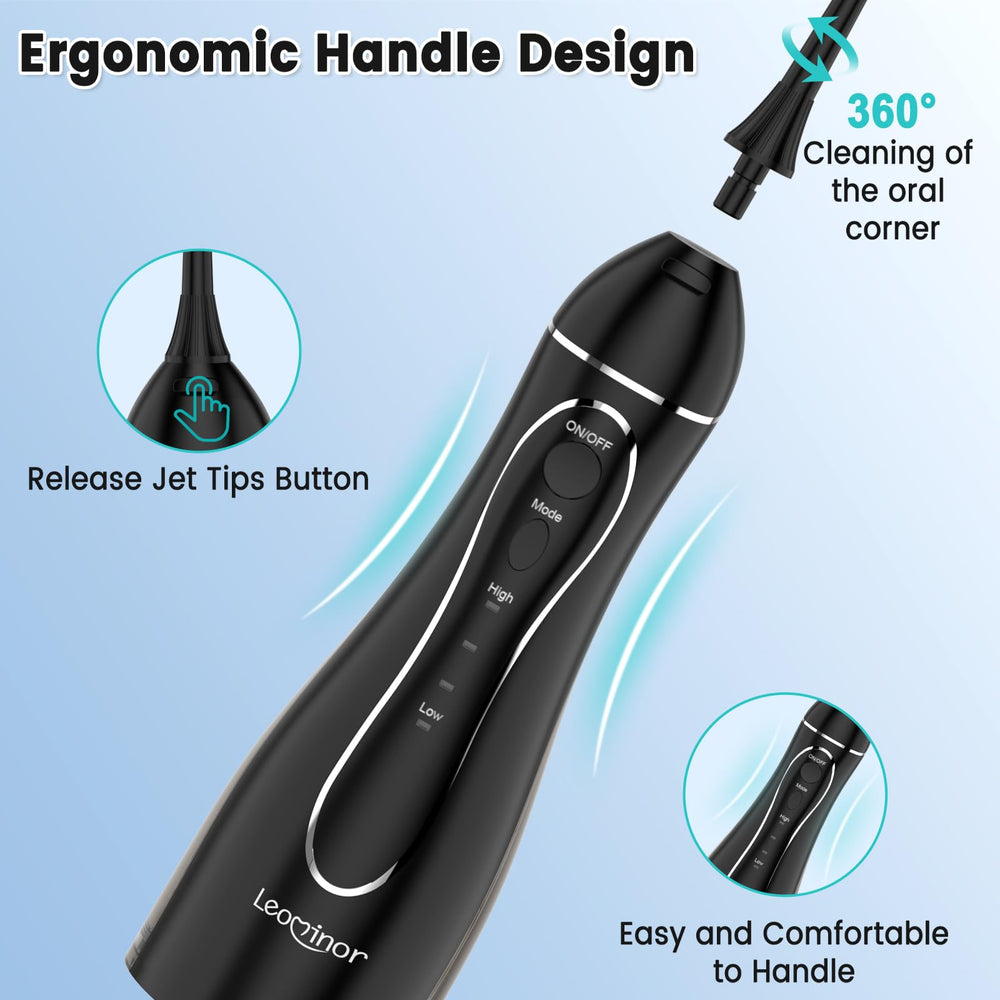 Included accessories: 5 replacement heads, user manual, charging cable