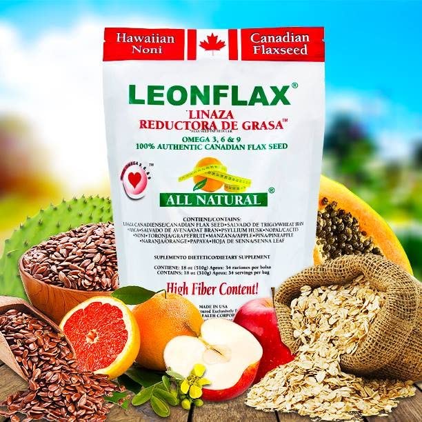 Nopal and senna leaf included in Leonflax blend