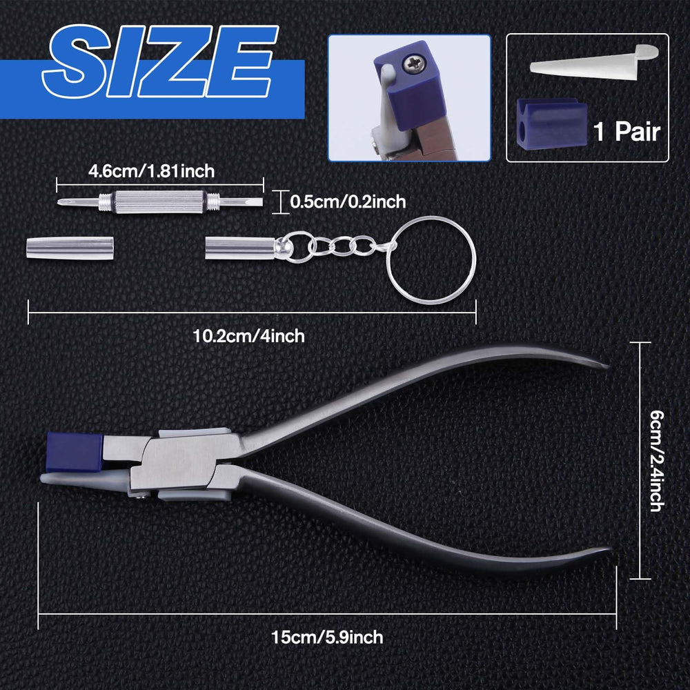 Replacement jaws for LEONTOOL eyeglass pliers