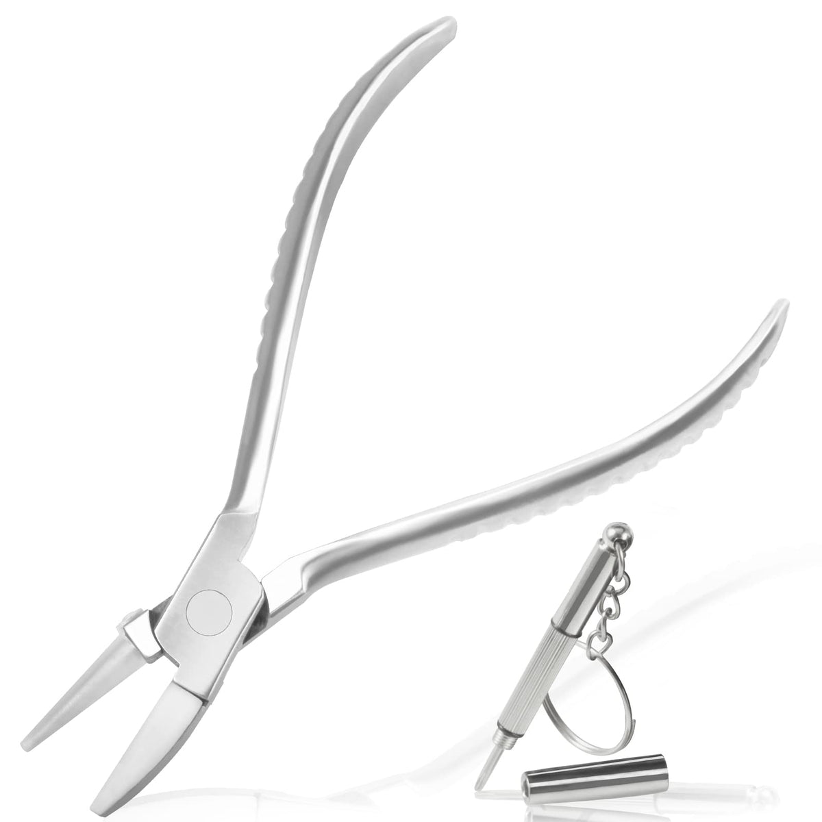 LEONTOOL eyeglasses frame pliers 6-inch nylon jaw with protective head cover